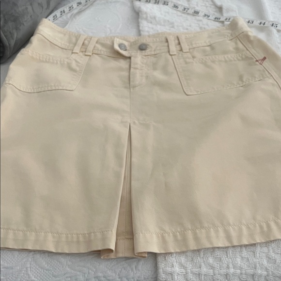7 For All Mankind Cream Skirt - Picture 1 of 8
